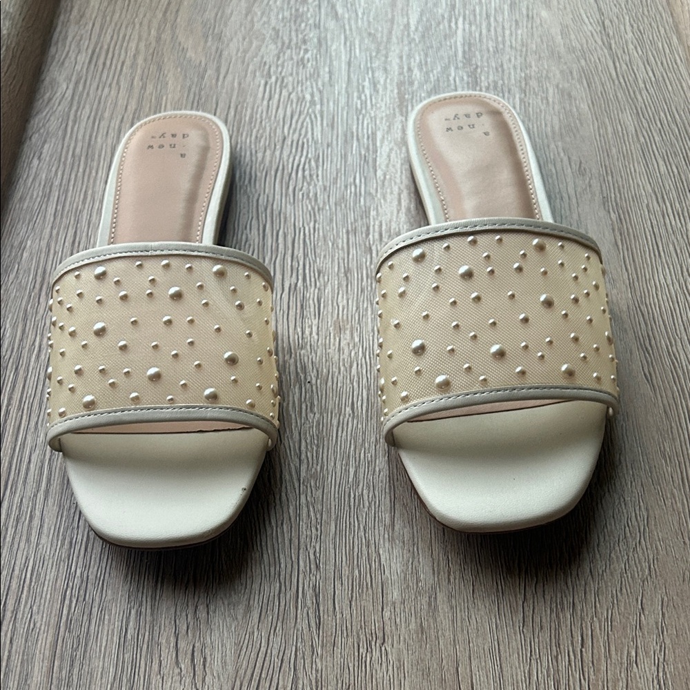 A New Day Pearly Slide Sandals